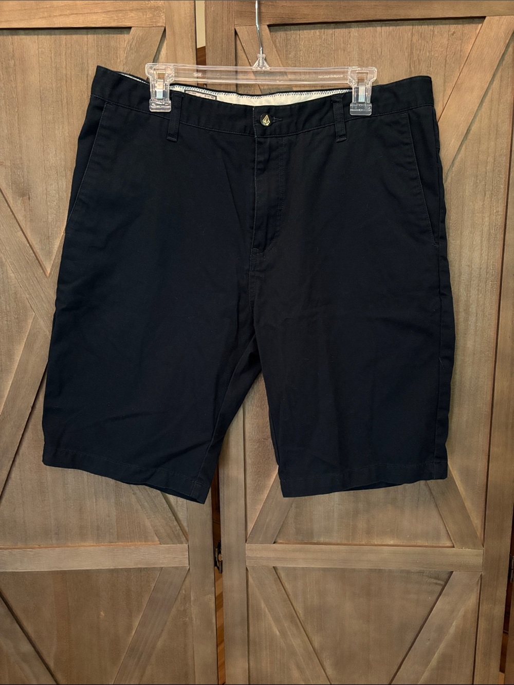 Volcom Men's Frickin Chino Shorts - Dark Navy Blue 34